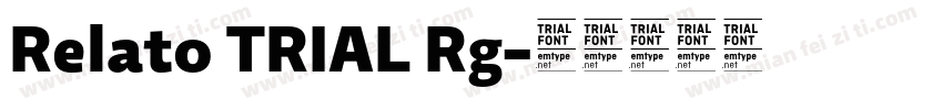 Relato TRIAL Rg字体转换